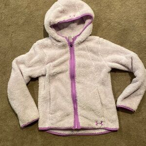 Under Armour marshmallow zip up